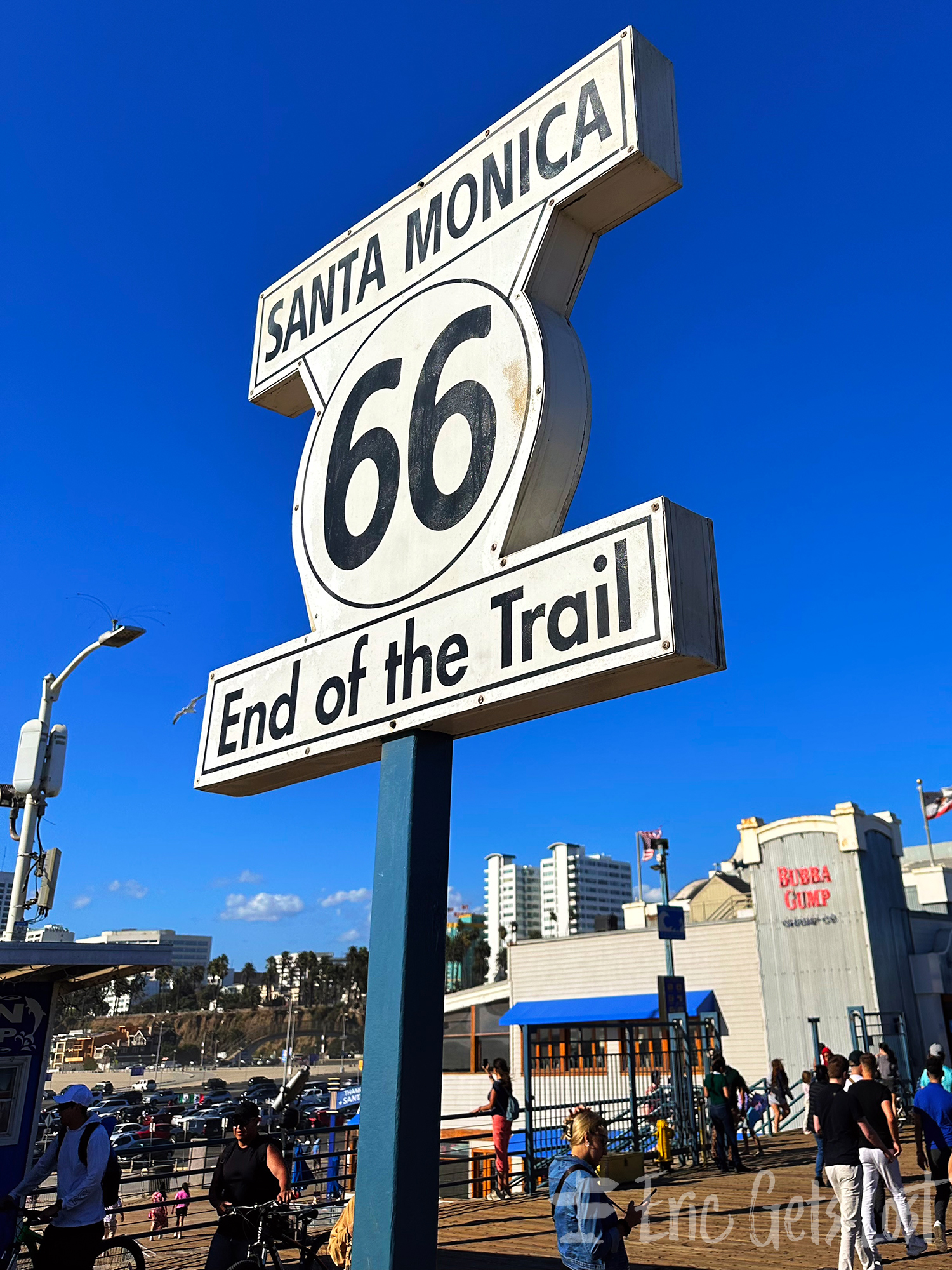 Route 66 End of the Trail Sign